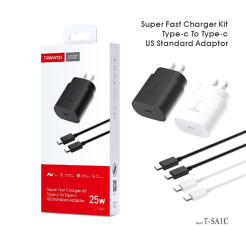 Tranyoo 25W Super Fast Charger Kit Type-C to Type-C (EU Plug)